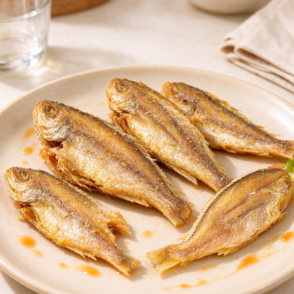 Crispy Fried Yellow Croaker Fish