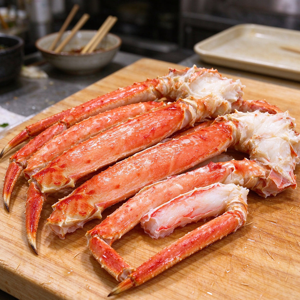 Premium King Crab Legs Cooked