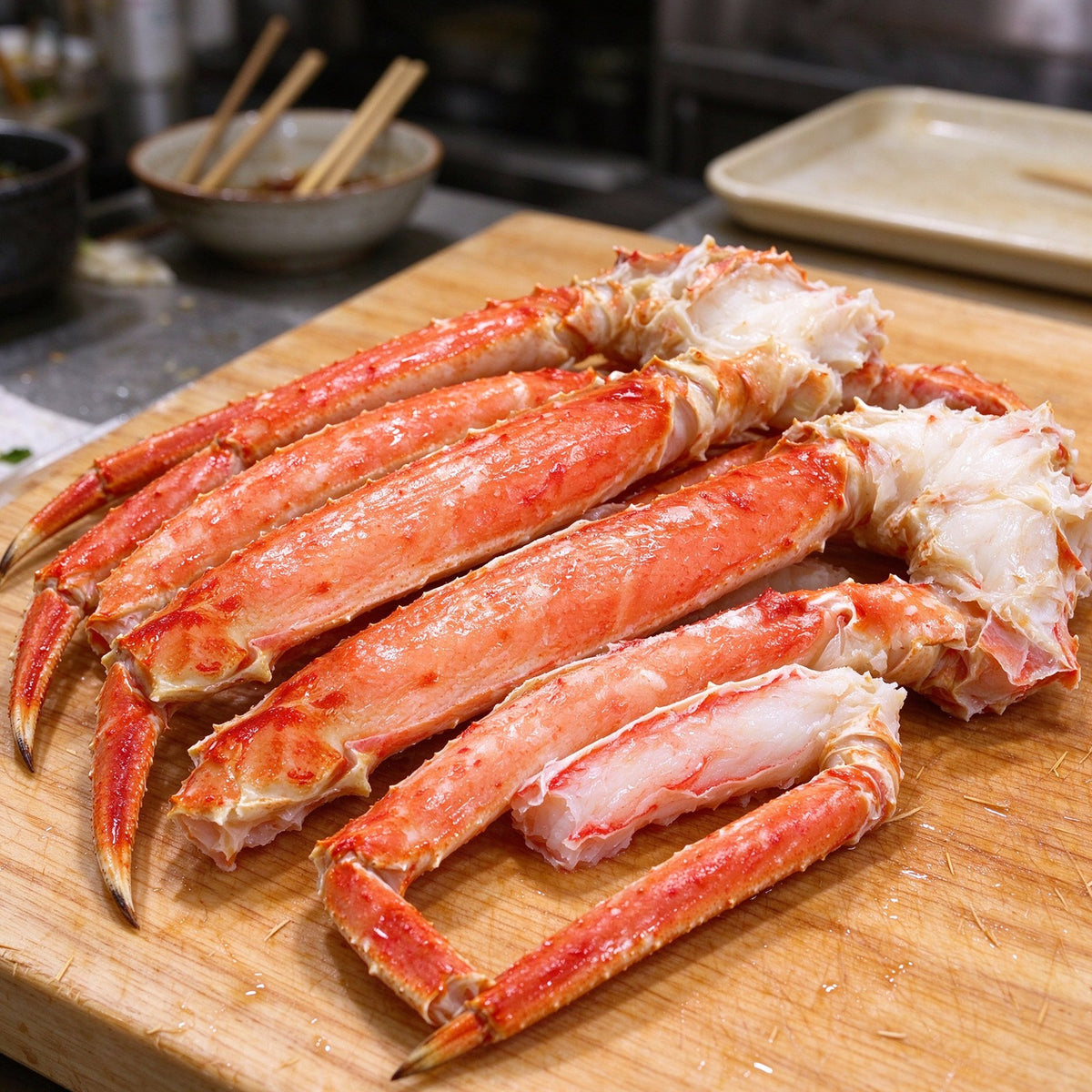 Premium King Crab Legs Cooked
