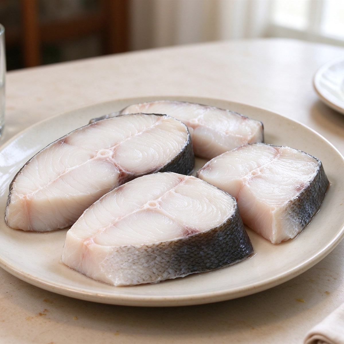 Fresh Flatfish Steaks Boneless White