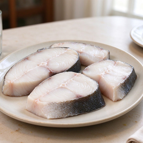Fresh Flatfish Steaks Boneless White