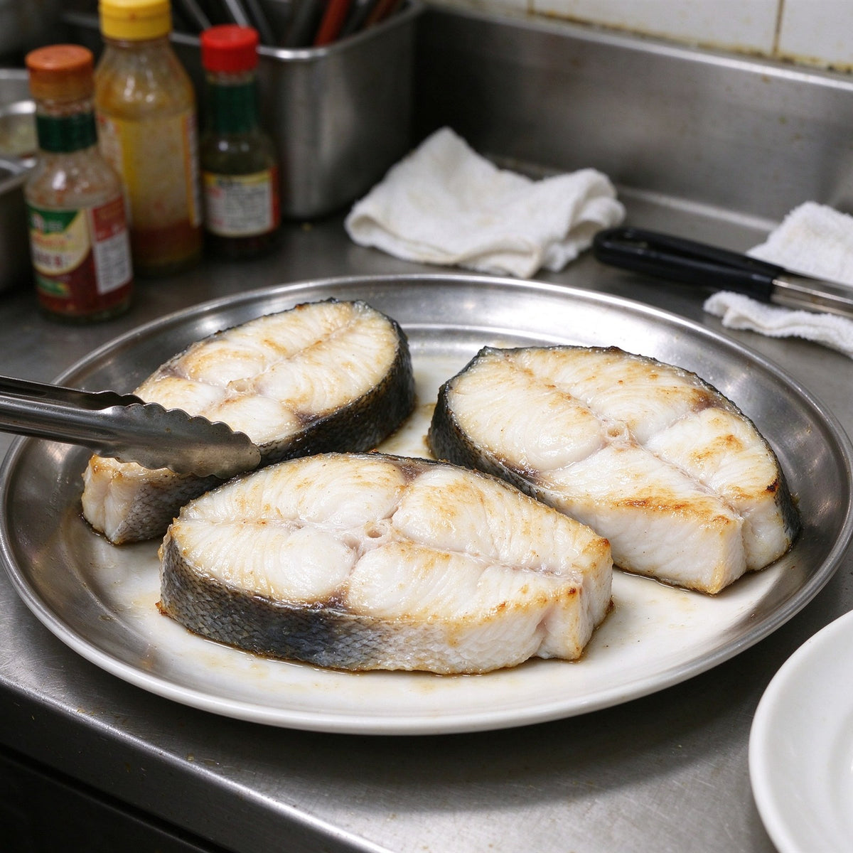 Fresh Flatfish Steaks Boneless White