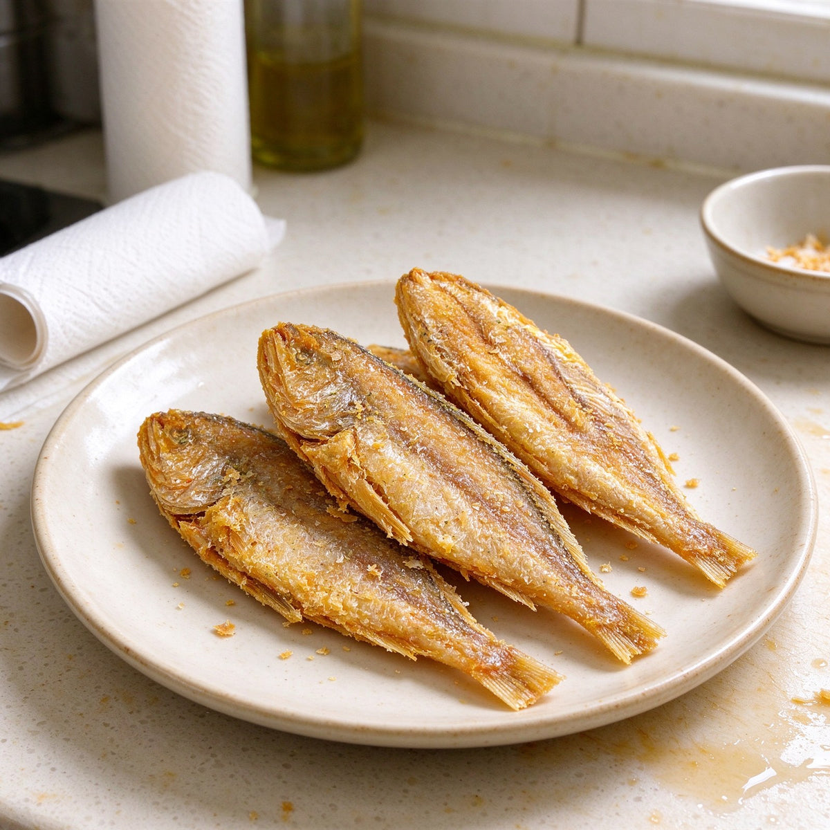 Crispy Fried Yellow Croaker Fish