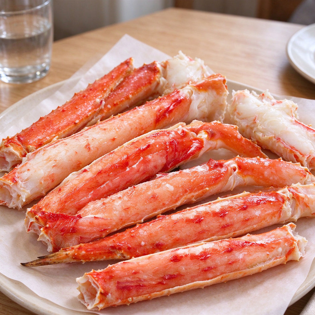 Premium King Crab Legs Cooked